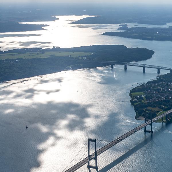 En marin naturpark med det strømmende bælt som kerne.