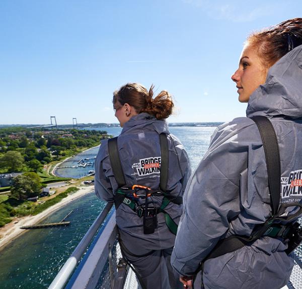 På Bridgewalking tur - Middelfart