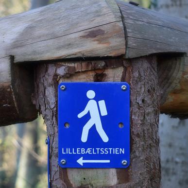 Lillebæltsstien - her vandrer du langs vandet fra Gamborg kirke til Strib Nordstrand