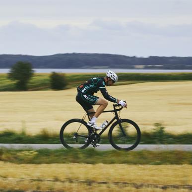 Landevejene omkring Middelfart - oplagt område for cykelryttere.