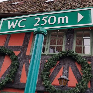 Toilet - Skilt - Middelfart
