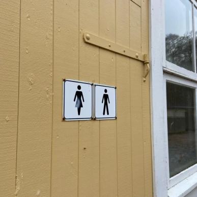 Toilet ved Søbadet på Hindsgavl Halvøen