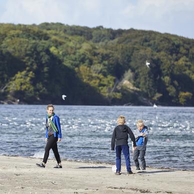 Kilometervis af strand i Middelfart Kommune