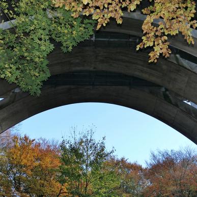 Hvælvingerne under Den Gamle Lillebæltsbro i Middelfart