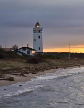 Lillebæltstien ved Strib Fyr i Middelfart