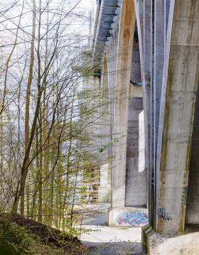 Hvælvingerne under Den Gamle Lillebæltsbro i Middelfart